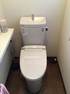 漏水？トイレ交換