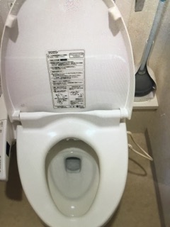 解消後の便器