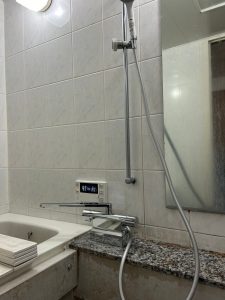 経年劣化で浴室にて水漏れが発生。蛇口と部品交換で解消しました！【愛知県みよし市】